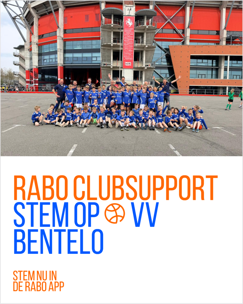 Stem op VV bentelo bij Rabo Clubsupport