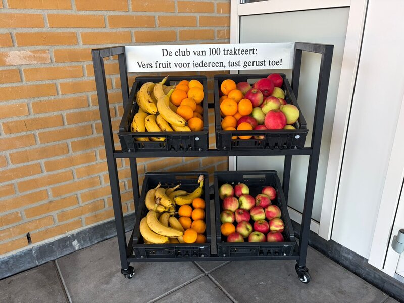Nieuw bij VV Bentelo: GRATIS VERS FRUIT