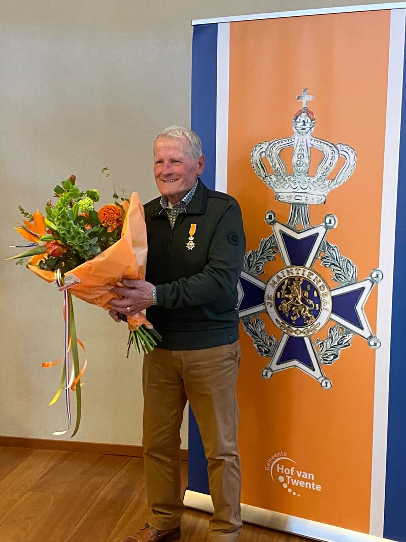 Gerrit Nijland benoemd tot Lid in de Orde van Oranje-Nassau