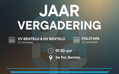 Jaarvergadering 2025 op vrijdagavond 21 november