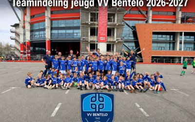 Indeling jeugdteams seizoen 2026-2027